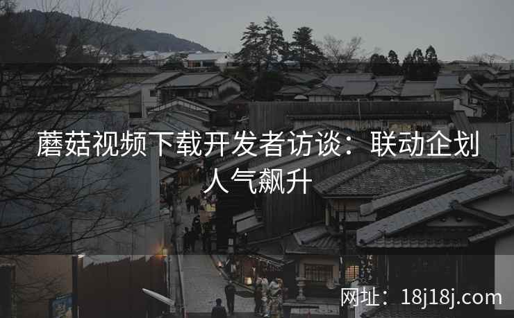 蘑菇视频下载开发者访谈：联动企划人气飙升
