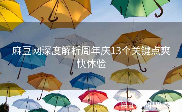 麻豆网深度解析周年庆13个关键点爽快体验