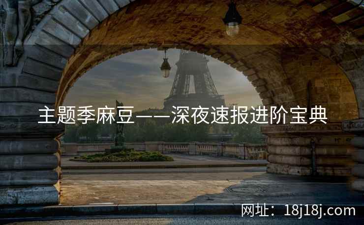 主题季麻豆——深夜速报进阶宝典