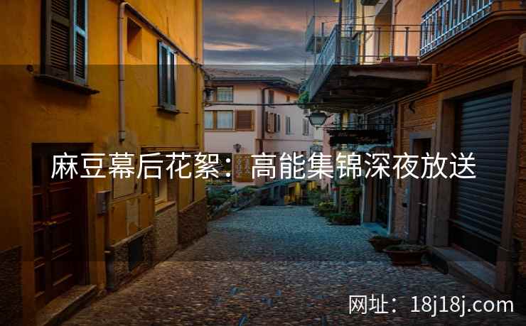 麻豆幕后花絮：高能集锦深夜放送