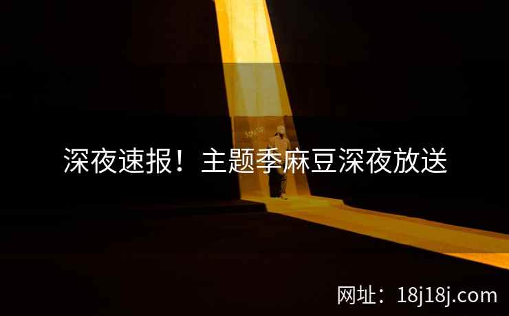 深夜速报！主题季麻豆深夜放送