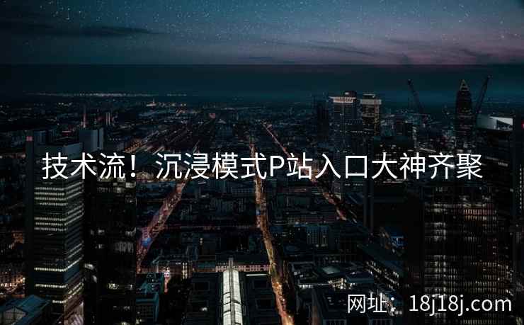 技术流！沉浸模式P站入口大神齐聚