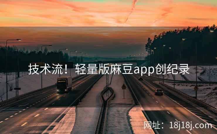 技术流！轻量版麻豆app创纪录